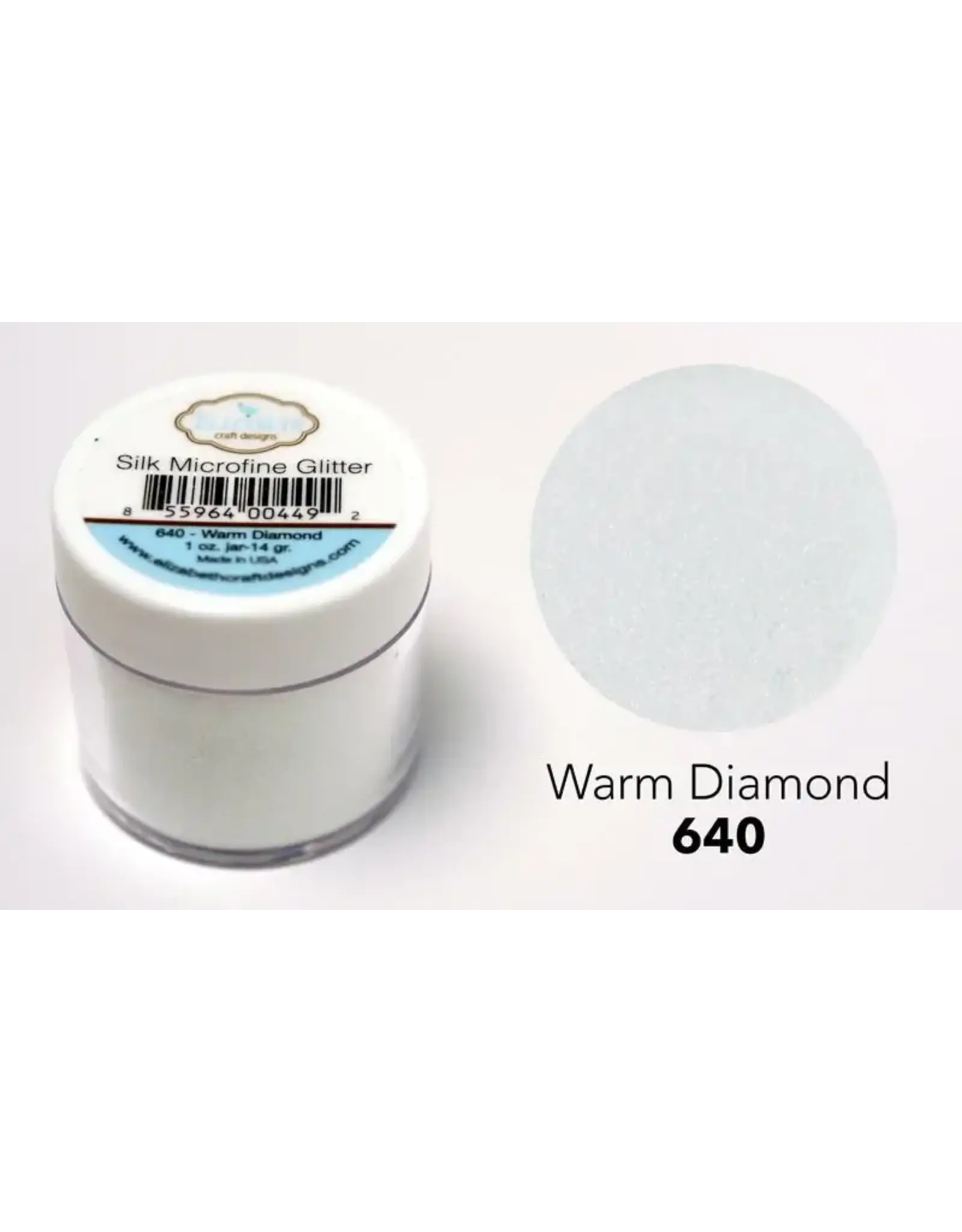 ELIZABETH CRAFT DESIGNS ELIZABETH CRAFT DESIGNS SILK MICROFINE GLITTER WARM DIAMOND GLITTER 1OZ