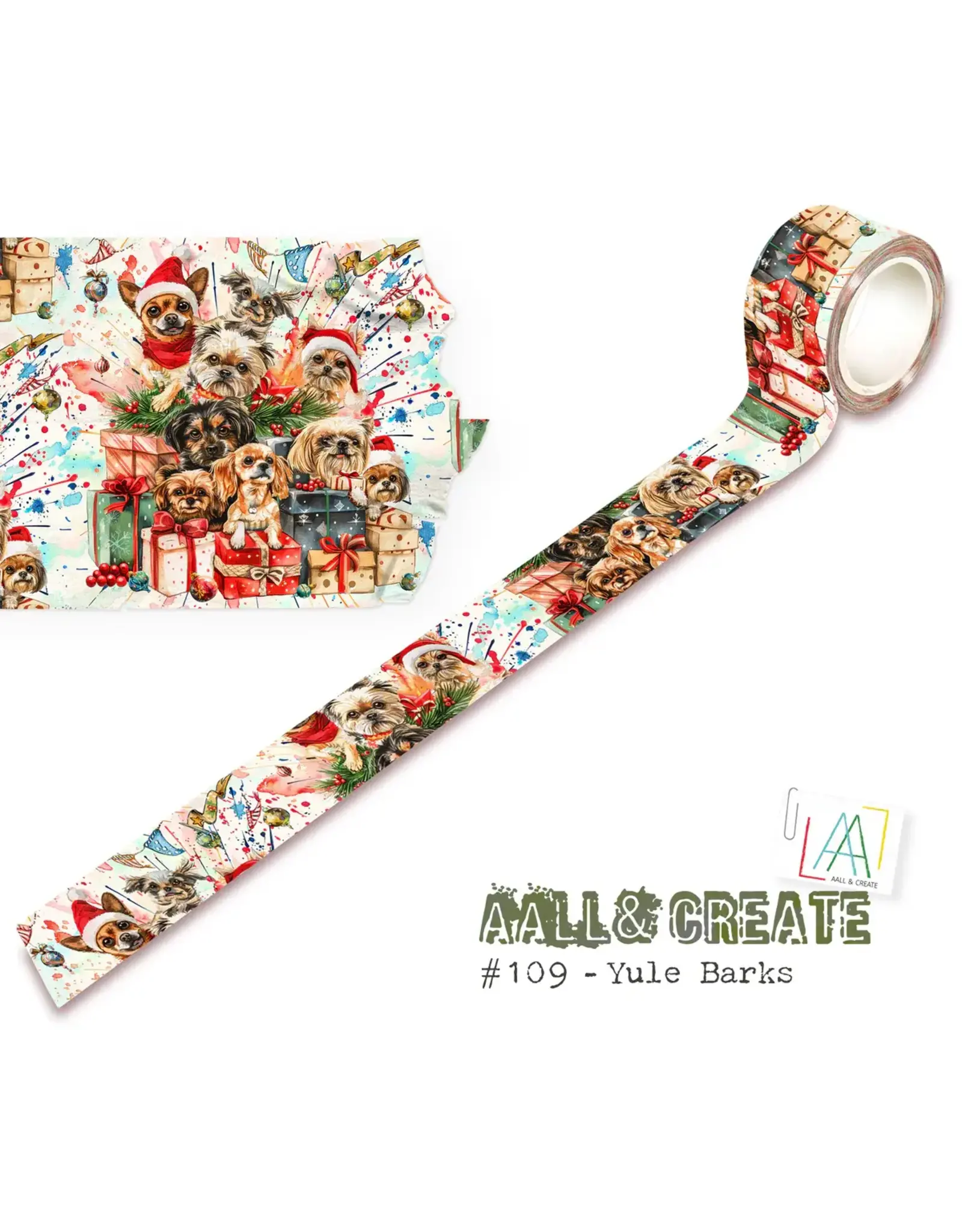 AALL & CREATE AALL & CREATE #109 YULE BARKS WASHI TAPE