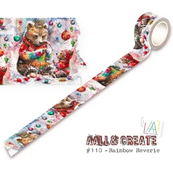 AALL & CREATE AALL & CREATE #110 RAINBOW REVERIE WASHI TAPE