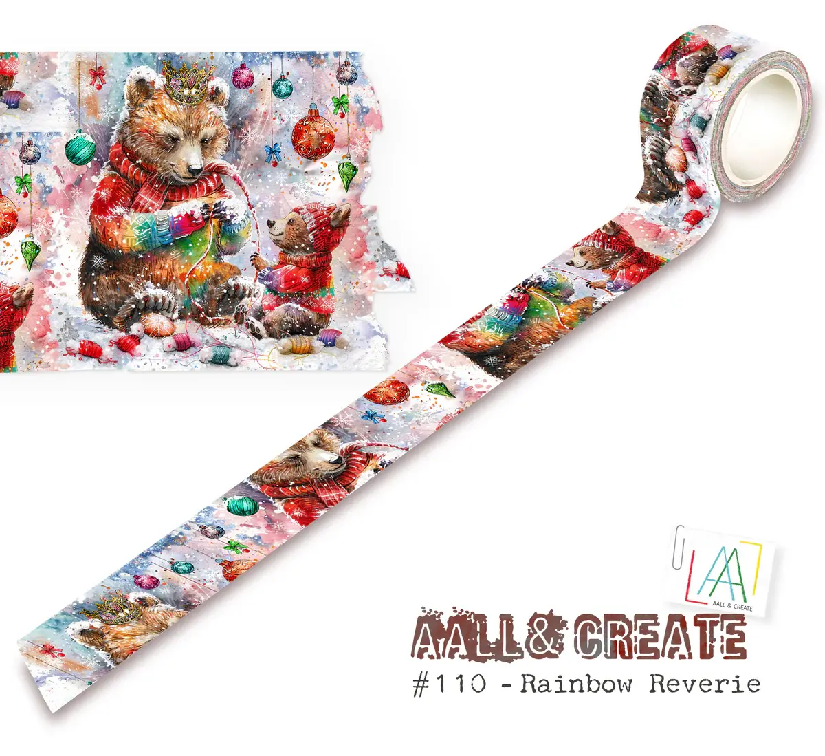 AALL & CREATE AALL & CREATE #110 RAINBOW REVERIE WASHI TAPE