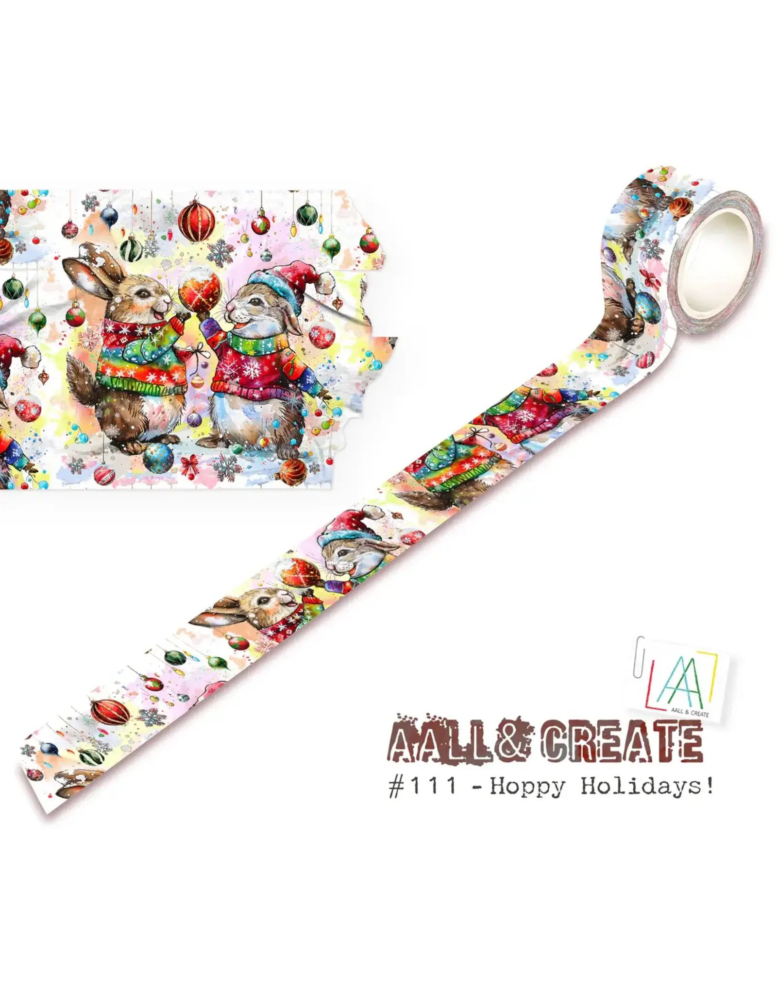 AALL & CREATE AALL & CREATE #111 HOPPY HOLIDAYS! WASHI TAPE