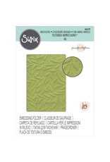 SIZZIX SIZZIX JENNIFER OGBORN TEXTURED IMPRESSIONS MULTI-LEVEL DELICATE LEAVES A6 EMBOSSING FOLDER