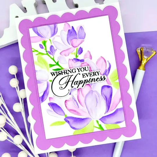 LDRS CREATIVE LDRS CREATIVE SWEET MAGNOLIAS LAYERING STENCIL SET 5/PK