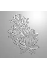 LDRS CREATIVE LDRS CREATIVE SWEET MAGNOLIAS 6x6 3D EMBOSSING FOLDER