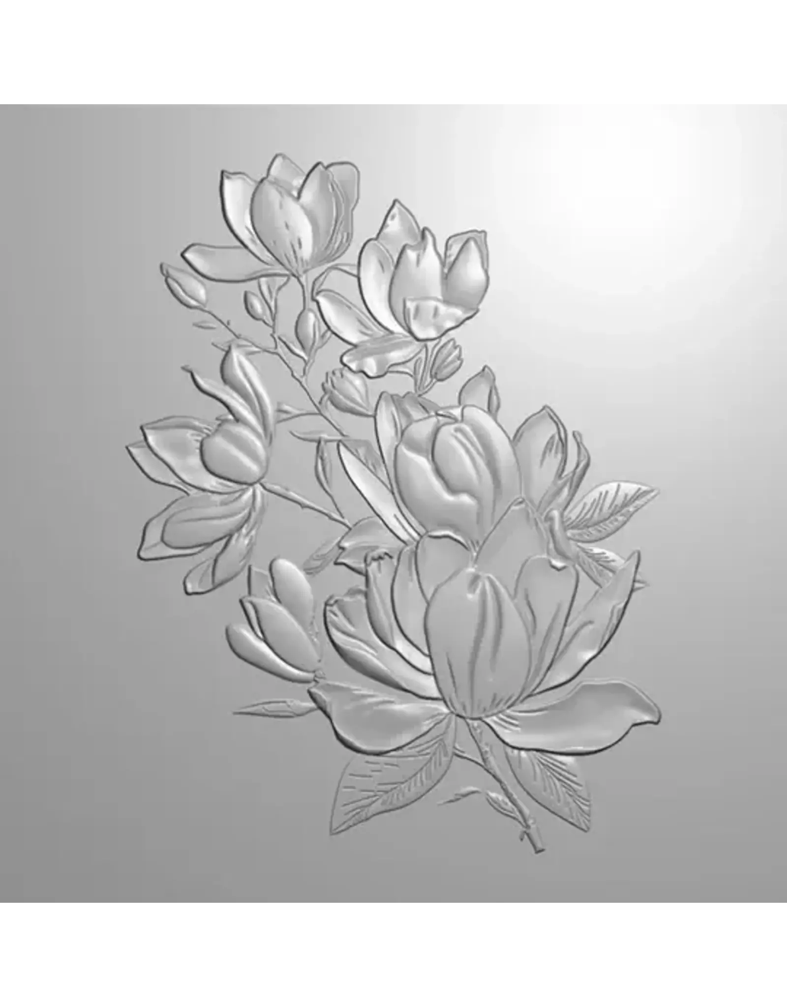 LDRS CREATIVE LDRS CREATIVE SWEET MAGNOLIAS 6x6 3D EMBOSSING FOLDER