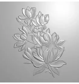 LDRS CREATIVE LDRS CREATIVE SWEET MAGNOLIAS 6x6 3D EMBOSSING FOLDER