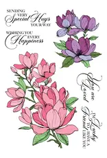 LDRS CREATIVE LDRS CREATIVE SWEET MAGNOLIAS 6x8 CLEAR STAMP SET