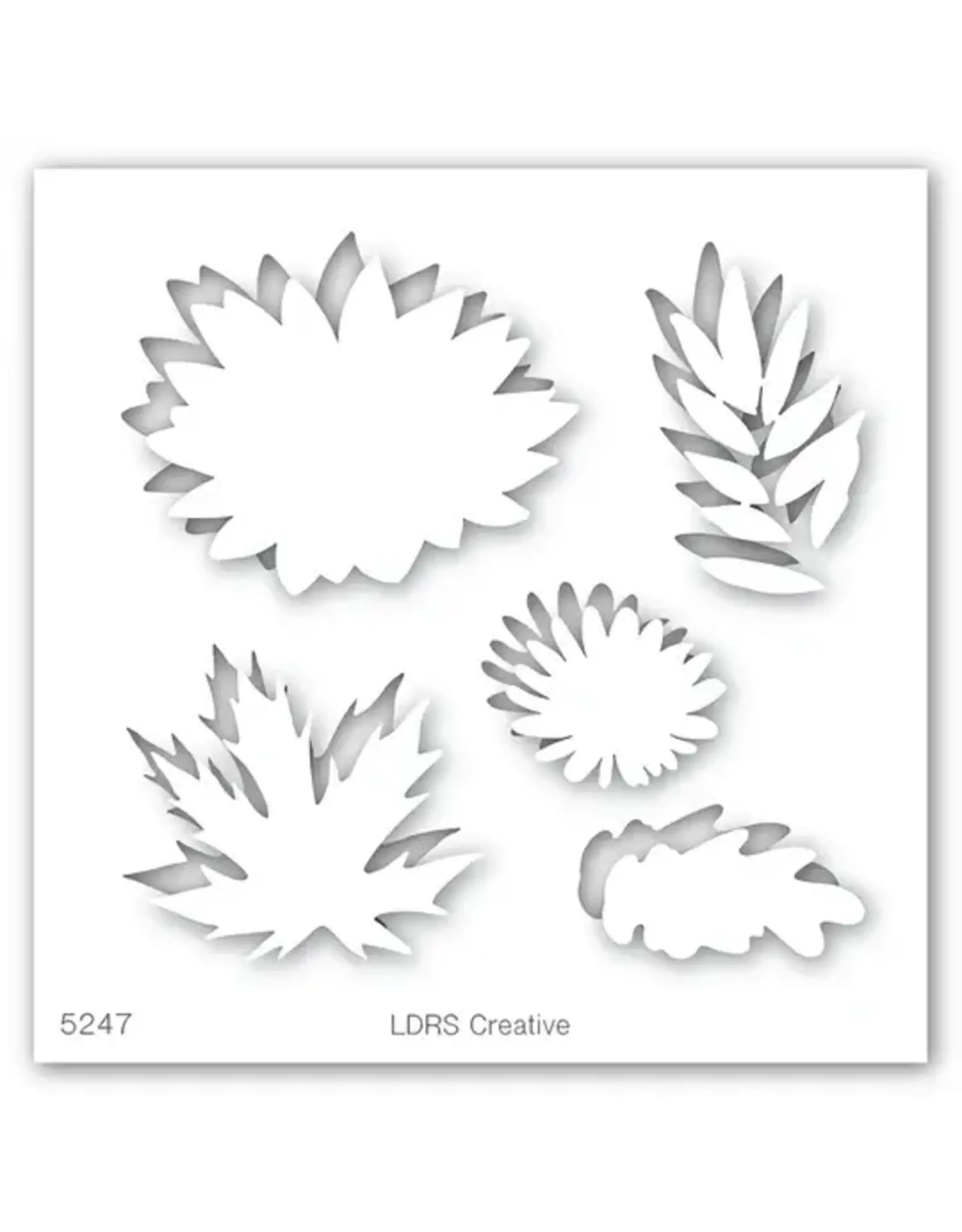 LDRS CREATIVE LDRS CREATIVE AUTUMN BLOOMS MASK STENCIL