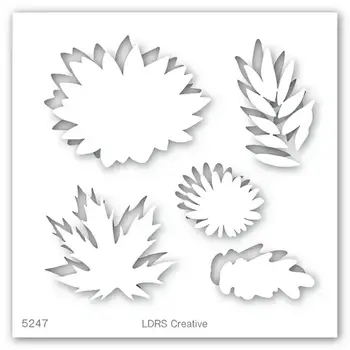 LDRS CREATIVE LDRS CREATIVE AUTUMN BLOOMS MASK STENCIL