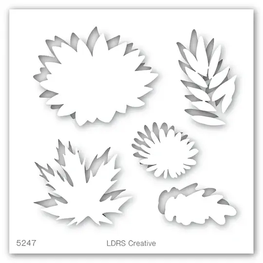 LDRS CREATIVE LDRS CREATIVE AUTUMN BLOOMS MASK STENCIL