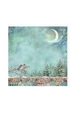 STAMPERIA STAMPERIA THE NUTCRACKER COLLECTION 12x12 POLYESTER FABRIC SHEETS 4/PK