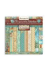 STAMPERIA STAMPERIA THE NUTCRACKER COLLECTION MAXI BACKGROUNDS SELECTION 12X12 COLLECTION PACK 10 SHEETS