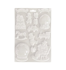 STAMPERIA STAMPERIA GEAR UP FOR CHRISTMAS COLLECTION TOYS A4 SOFT MAXI MOULD