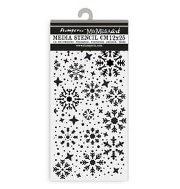 STAMPERIA STAMPERIA GEAR UP FOR CHRISTMAS COLLECTION SNOWFLAKES 12x25cm STENCIL