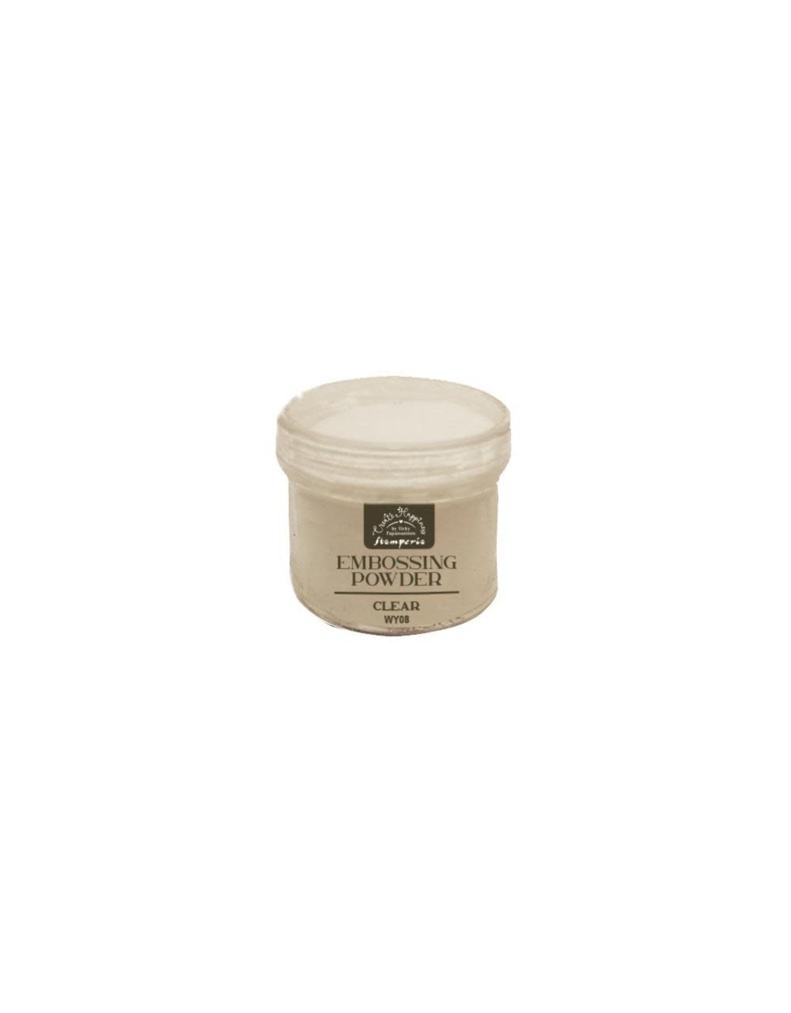 STAMPERIA STAMPERIA VICKY PAPAIOANNOU CREATE HAPPINESS CLEAR EMBOSSING POWDER