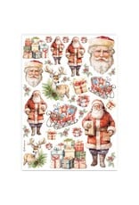 STAMPERIA STAMPERIA CLASSIC CHRISTMAS COLLECTION ASSORTED A4 RICE PAPER 6/PK