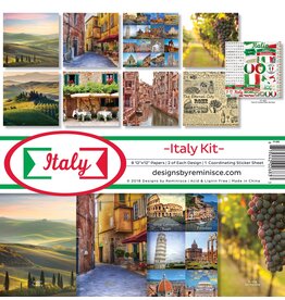 REMINISCE REMINISCE ITALY KIT 12X12 PAPER PACK