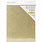 TONIC TONIC STUDIOS GLITTER CARD GOLD DUST 8.5X11 5PK