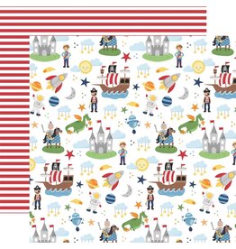 ECHO PARK PAPER ECHO PARK MY LITTLE BOY DREAMING OF ADVENTURE 12X12 CARDSTOCK