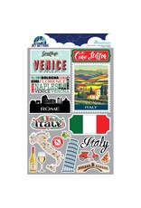 REMINISCE REMINISCE JET SETTERS ITALY 3.0 DIMENSIONAL STICKERS