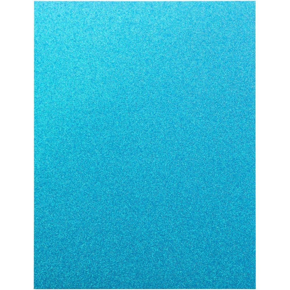 TONIC TONIC STUDIOS CRAFT PERFECT GLITTER PAPER TROPICAL TIDE 8.5x11
