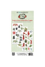 49 AND MARKET 49 AND MARKET EVERGREEN ESSENTIALS 6x12 RUB-ON TRANSFER SET 3/PK