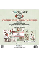 49 AND MARKET 49 AND MARKET EVERGREEN SEASON COLLECTION BUNDLE WITH CHIPBOARD ELEMENTS