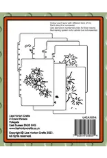 LISA HORTON CRAFTS LISA HORTON CRAFTS POINSETTIA & HOLLY 5x7 LAYERING STENCIL SET