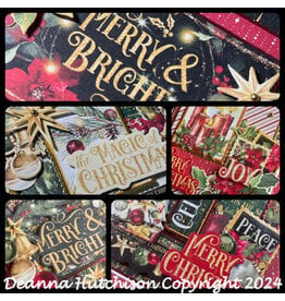 DEANNA GRAPHIC 45 MERRY & BRIGHT CARD CLASS WITH DEANNA HUTCHISON SEPTEMBER 21 2024