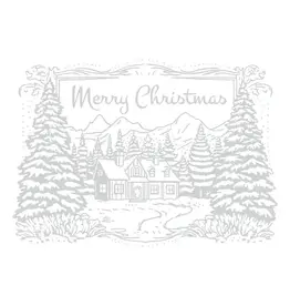 LDRS CREATIVE LDRS CREATIVE MERRY CHRISTMAS IMPRESS-ION PRESS + FOIL PLATES