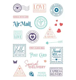 LDRS CREATIVE LDRS CREATIVE ALL OCCASIONS POSTAGE COLLAGE 4x6 CLEAR STAMP SET