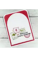 LDRS CREATIVE LDRS CREATIVE CHRISTMAS POSTAGE COLLAGE 4x6 CLEAR STAMP SET