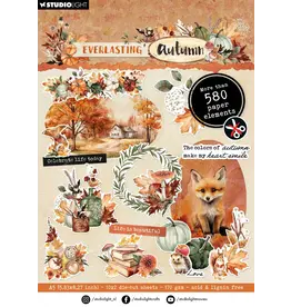 STUDIOLIGHT STUDIOLIGHT EVERLASTING AUTUMN  PAPED PAD PAPER ELEMENTS DIE-CUTS