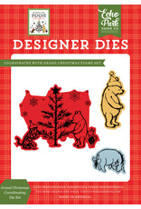 ECHO PARK PAPER ECHO PARK WINNIE THE POOH CHRISTMAS GRAND CHRISTMAS COORDINATING DIE SET