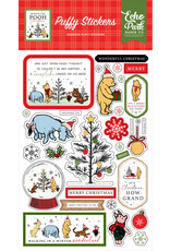 ECHO PARK PAPER ECHO PARK WINNIE THE POOH CHRISTMAS PUFFY STICKERS