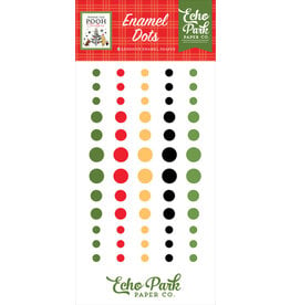 ECHO PARK PAPER ECHO PARK WINNIE THE POOH CHRISTMAS ENAMEL DOTS