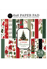 CARTA BELLA CARTA BELLA A VINTAGE CHRISTMAS 6x6 PAPER PAD 24 SHEETS