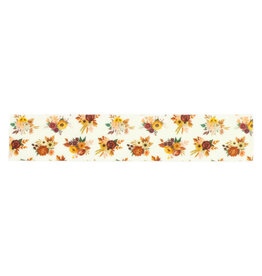 CARTA BELLA CARTA BELLA HARVEST FALL FLOWERS WASHI TAPE