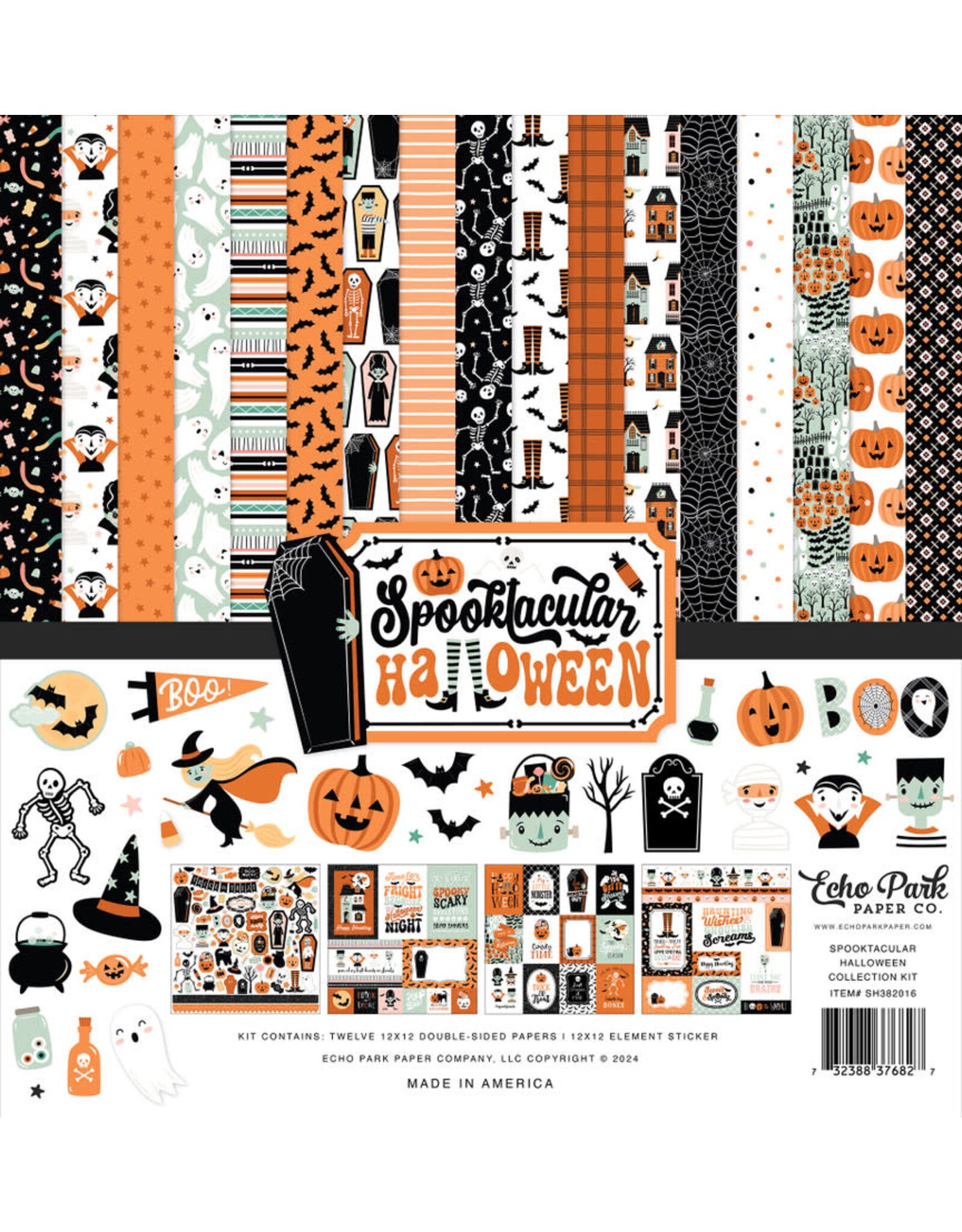 ECHO PARK PAPER ECHO PARK SPOOKTACULAR HALLOWEEN 12x12 COLLECTION KIT