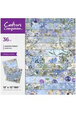 CRAFTERS COMPANION CRAFTERS COMPANION WINTER FOREST 12x12 PAPER PAD 36 SHEETS