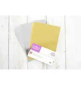 CRAFTERS COMPANION CRAFTERS COMPANION GOLD AND SILVER A5 MIRROR CARD PACK