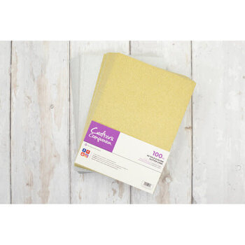CRAFTERS COMPANION CRAFTERS COMPANION GOLD AND SILVER A5 GLITTER CARD PACK