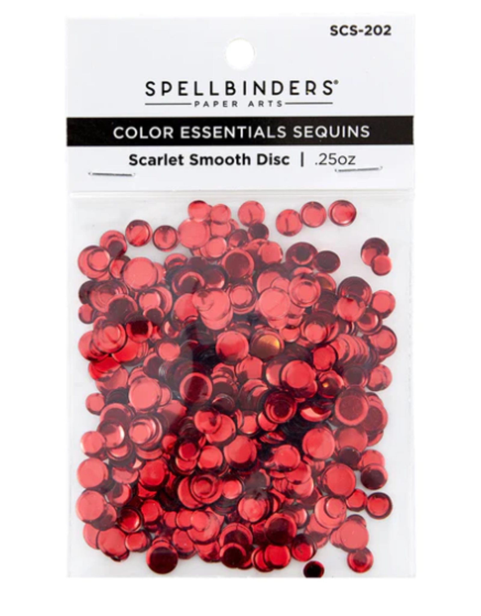 SPELLBINDERS SPELLBINDERS SCARLET SMOOTH DISC COLOR ESSENTIAL SEQUINS