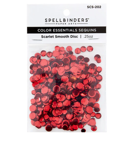 SPELLBINDERS SPELLBINDERS SCARLET SMOOTH DISC COLOR ESSENTIAL SEQUINS