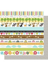 BELLA BLVD BELLA BLVD COOPER COLLECTION BORDERS PATTERENED PAPER 12"x12"