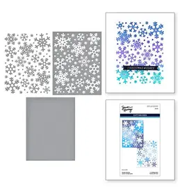 SPELLBINDERS SPELLBINDERS SIMON HURLEY LET IT SNOW COLLECTION FROZEN FLURRIES ETCHED DIE SET