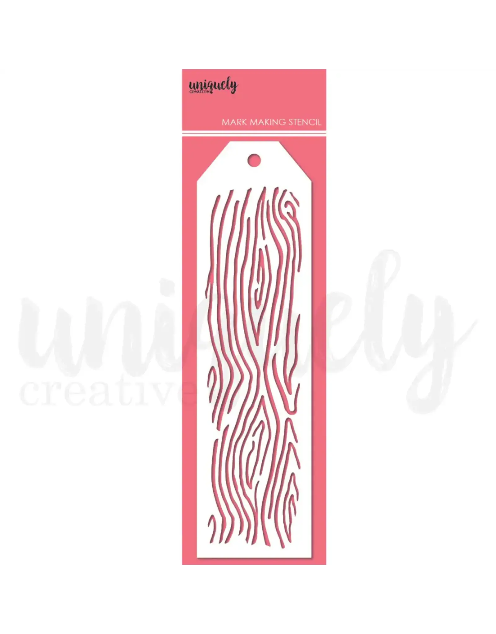 UNIQUELY CREATIVE UNIQUELY CREATIVE WOODGRAIN MARK MAKING STENCIL