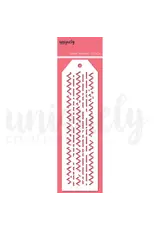 UNIQUELY CREATIVE UNIQUELY CREATIVE ABSTRACT STITCHING MARK MAKING STENCIL