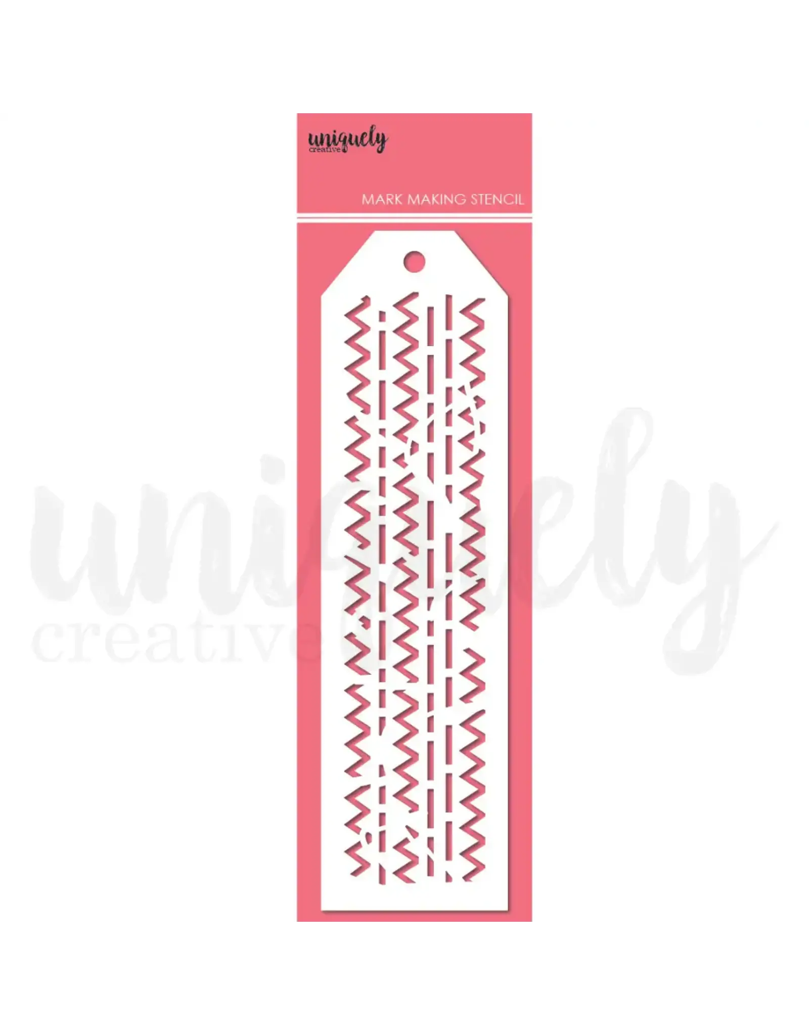 UNIQUELY CREATIVE UNIQUELY CREATIVE ABSTRACT STITCHING MARK MAKING STENCIL