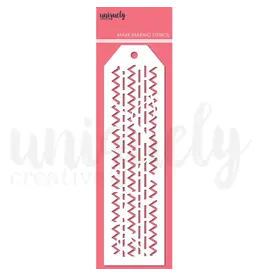 UNIQUELY CREATIVE UNIQUELY CREATIVE ABSTRACT STITCHING MARK MAKING STENCIL